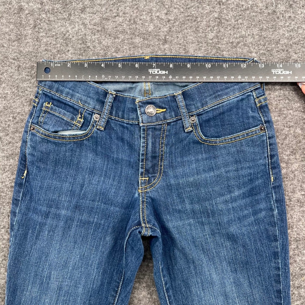 Old Navy The Flirt Bootcut Jeans Womens 00 Blue Medium Wash Stretch Denim Pants - Picture 10 of 13